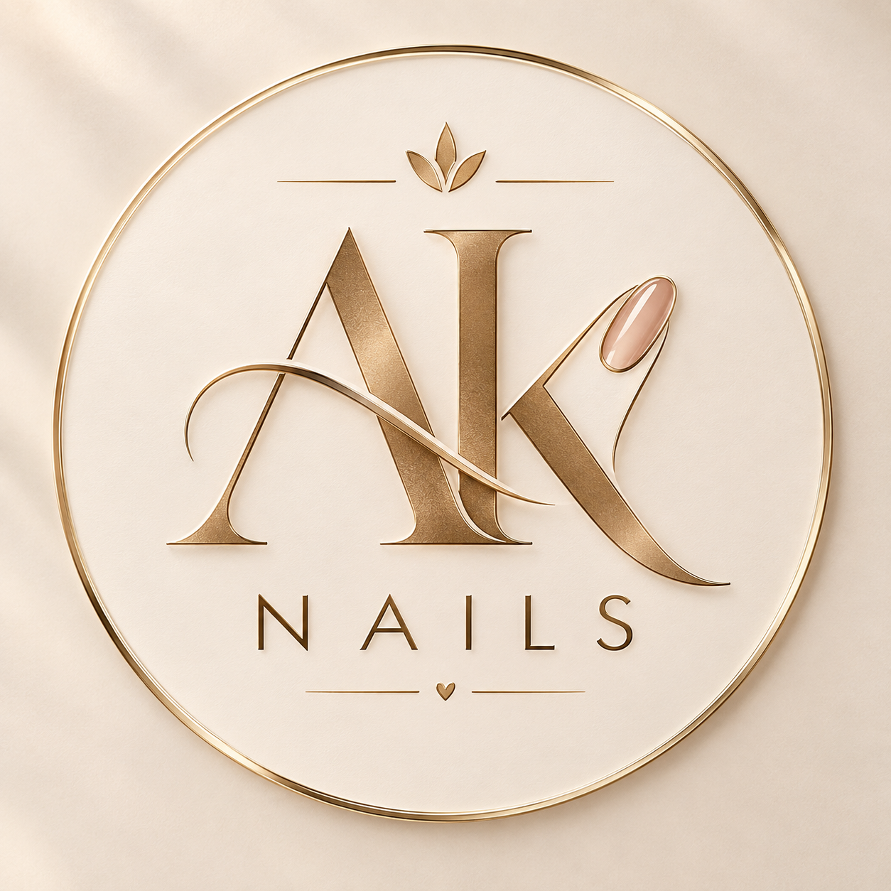 AK Nails logo